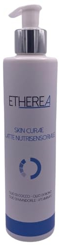 REMEDIA ONE - ETHEREA Latte Nutrisensoriale, Detergente Viso con Olio di Cocco, Ricino e Mandorle, Vitamina E, 250ml
