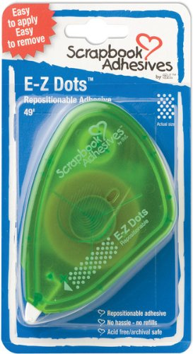 3L EZ Runner Dots Klebebandabroller doppelseitig, repositionierbar, Punkte,