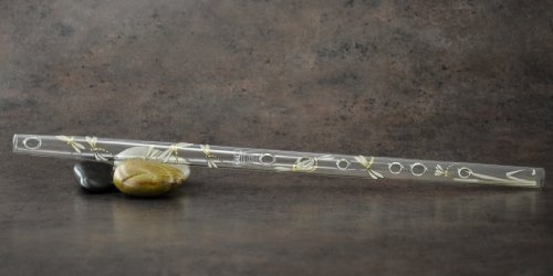 Hall Crystal Flute 11703 – Inline glasflöjt i G – trollslända