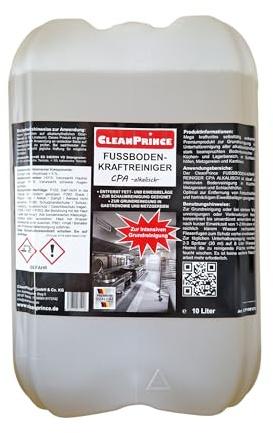Cleanprince 10 Liter Kanister Fußboden Kraft - Reiniger alkalisch CPA | ein alkalisches Reinigungsmittel
