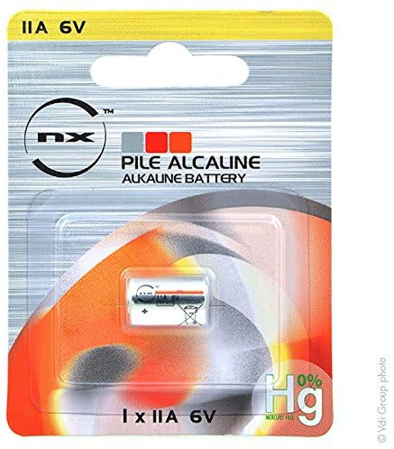 NX - Pile alcaline blister x1 NX 11A - 0% Hg 6V 38mAh - Blister(s) x 1