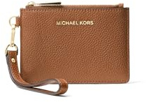 Michael Kors Women's Jet Set Small Coin Purse, Gold-Tone Hardware/Luggage, One Size