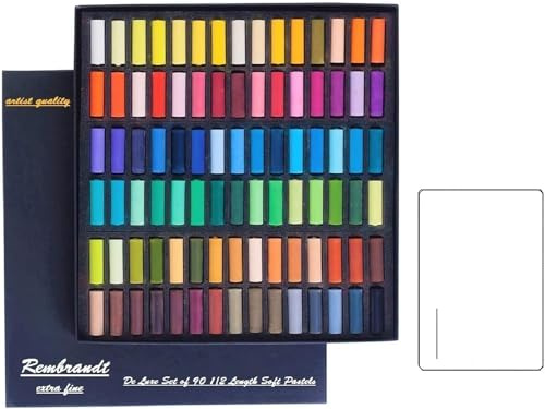 Rembrandt – Pinturas pastel blandas 90 mitad Stick General De Luxe Set Soft Pastels