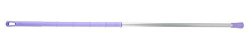 Limpiado Besenstiel Stiel Ergonomisch HACCP IFS Lebensmittelecht aus Aluminium und Polypropylen Griff SixSafe Stielverbindung in 11 Farben - 1300 mm - violett