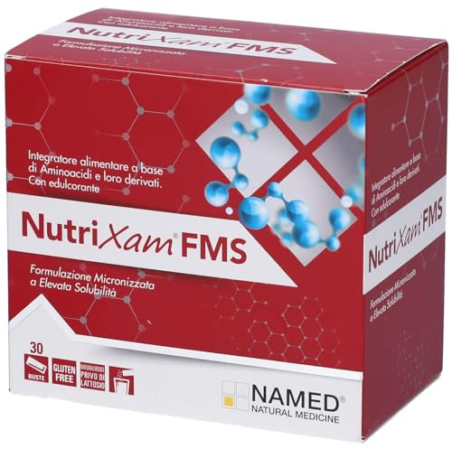 NAMED Nutrixam Integratore Aminoacidi Essenziali EAA | Aminoacidi Ramificati BCAA | Supporto per Recupero Muscolare, Energia e Benessere Fisico | Integratore Completo Adulti | FMS, 30 Buste