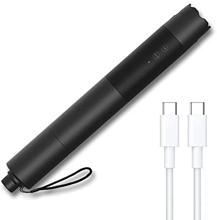 HSTYAIG LED Taschenlampe Aufladbar, 5-in-1 Wasserdicht Zoombare Taschenlampen mit Wasserfilter, Power Bank, Handwärmer, Fensterbrecher Hammer, Wiederaufladbare Taktische Taschenlampe für Outdoor