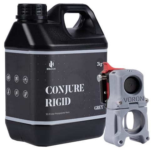 Chitu Systems Conjure Rigid Resin mit Engineering-ähnlichen Eigenschaften für funktionelle Gadgets Resin-Druck, geringe Schrumpfung für artikulierte Figur LCD 3D-Druck (Grau, 2000g)