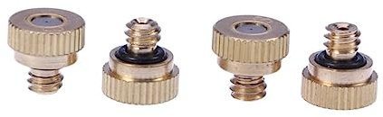 BESPORTBLE Messing Vernebelungsdüse 0,3mm Für Outdoor Kühlung Sprühsysteme Wassersparende Niederdruck Zerstäubungsdüse Mit Selbstdichtendem O-ring Für Garten Bewässerung Nebeleffekt