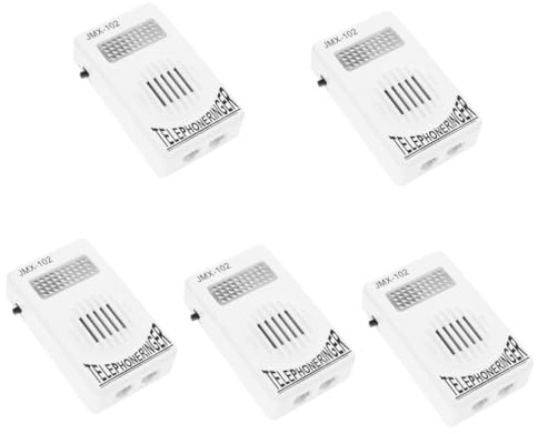CAXUSD 5pièces Amplificateur De De Téléphone Fixe sans Batterie Amplificateur De Tonalité pour Téléphone Amélioration Reconnaissance Appels Design Pratique