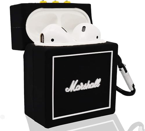 3D Airpods 1&2 Schutzhülle, Zierhülle für Kompatibel mit Airpods Box, Kompatibel mit Apple Airpods 2, Silikon Hülle Airpods, Airpods1 Hülle Lustig (Sound Box)