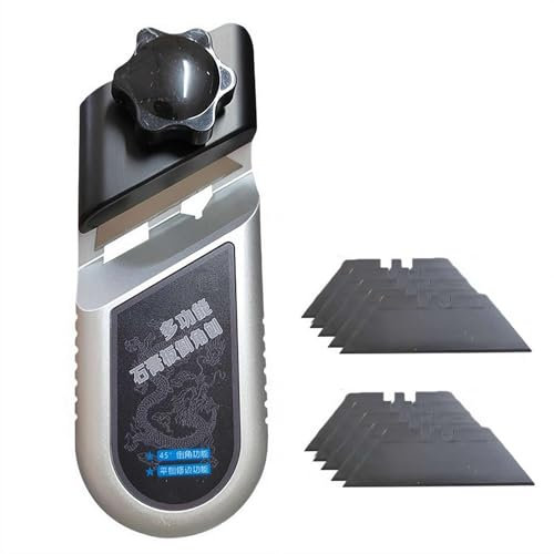 45 Degree Plasterboard Chamfering Aluminum Alloy Planer, Drywall Chamfer Tool, Gypsum Board Chamferer, Manual Gypsum Right Angles Device 45 Degree Edges Trimming Tool