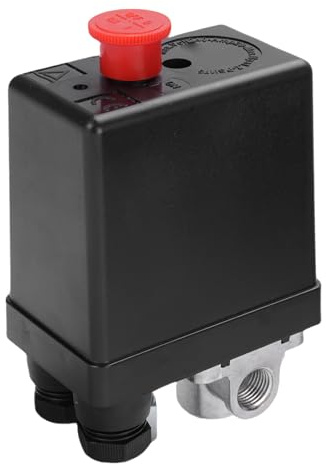 Air Compressor Pressure Switch Control Valve 240V 20A 90-120 PSI 4 Ports