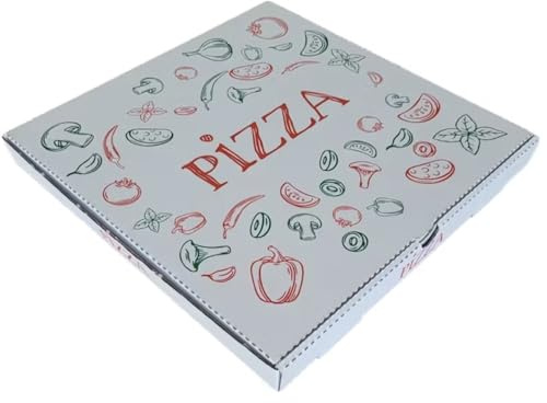 METRO Professional Boîtes à Pizza, 31 x 31 x 3,5 cm, Lot de 100, Carton Premium