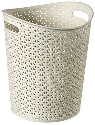 Home My Style Paper Bin, White, 32 x 28 x 28 cm