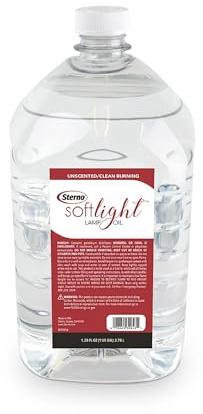 Sterno SoftLight Liquid Paraffin Lamp Oil, 1 Gallon