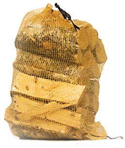 Log Barn Kiln-Dried Birch Hardwood Logs - Approx. 9.5kg (1 x 30L Net). Dry Firewood for Wood Burner, Grate, Fire Pit