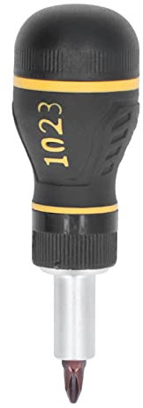 3 Cacciaviti a Cricchetto con Design a Cricchetto con PH1, PH2, PH3, PH3, PH4, PH5, PH6, T15 e T20 9 Punte per Cacciavite Magnetico