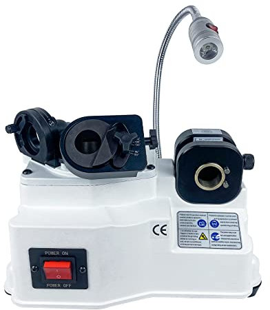 ZAC Drill Bits Sharpener KZ-Z13 Drill Grinder 11 ER Collects Portable Grinding Sharpening Machine Φ3-Φ13 Grinding Range (KZ-Z20)