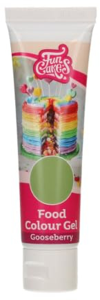 FunCakes Food Colouring Gel Gooseberry, Concentrated Food Dye for Dough, Cream, Fondant, Sugar Paste, Marzipan, Food Coloring Gel, Halal, 30 g