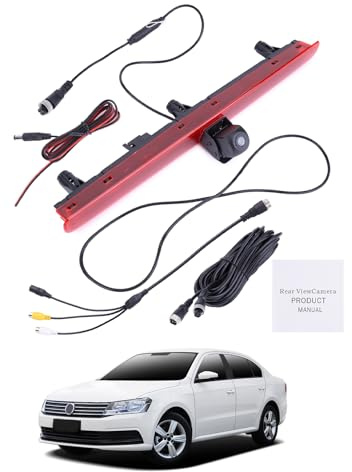 LICHENGTAI Bremsleuchte Kamera Bremslicht Rückfahrkamera Wasserdicht IP68 Kompatibel mit VW Transporter T5 2003-2015 Bremsleuchte Rückfahrkamera Einparkkamera Nachtsicht Kamera