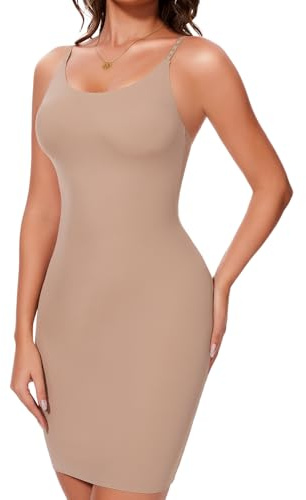 Wivzo Shaping Unterwäsche Damen Shapewear Kleid sexy nahtlos mit verstellbaren Trägern figurformend für Jede Gelegenheit