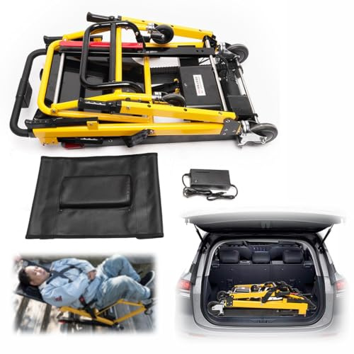 Elektrischer Raupen Treppensteiger Tragbarer Treppenlift, mit Raupenfahrwerk, Treppenlifte für ältere Menschen, Elektrische Treppenlifte, Mobilitätshilfe, Tragkraft 200 kg A