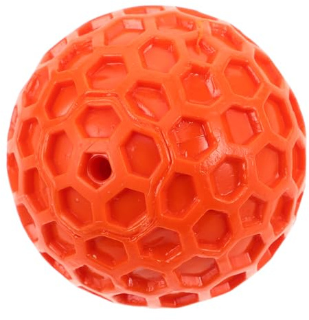 BESPORTBLE Pelota de Goma para Perros Chirriante Juguete Masticable de Material Suave Balones de Juguete para Perros Pequeñas para Jugar Interiores y Exteriores