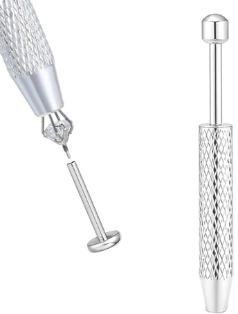 Uni-J Piercing Ball Grabber Tool - 4-Claw Jewelry Changer for Ear, Nose, Lip
