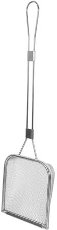 TOYANDONA Colador de Malla Fina Acero Inoxidable Espumadera Larga para Freír Aceite y Pasta Utensilio Cocina Multifuncional Duradero