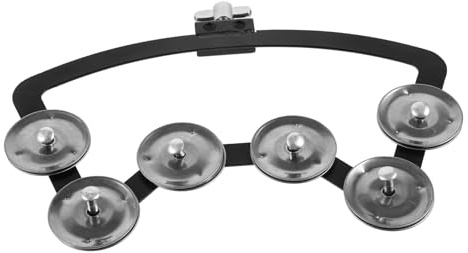 CONGARTENO Handglocken und Schont das Trommelfell Instrument aus Aluminiumlegierung Trommel nicht Verformbar und Abs mit Robuster Trommelhalterung für Einsatz Schlagzeugen