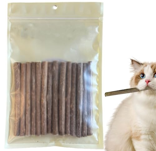 Generico Bastoncini di gatta per gatti - Bastoncini da masticare per gatti | Dispositivo per la rimozione 'alitosi per cani - Mutianliao per la pulizia dentale degli animali domestici, Dolc