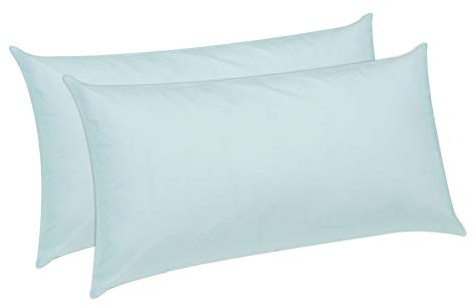 Pikolin Home - Pack 2 Almohada de Fibra Hipoalergénica - Funda Exterior de Algodón con Tratamiento Antiácaros - Firmeza Baja, Dormir Boca Abajo, Almohada 70 cm, 70x40cm