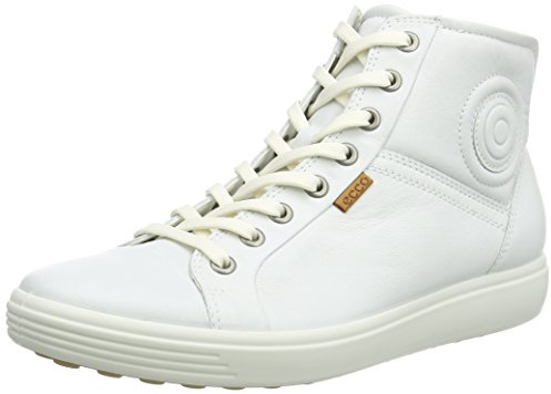 Ecco Soft 7 Ladies, Zapatillas Mujer, Blanco (White 1007), 36 EU