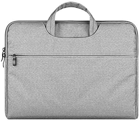 Housse De Protection Ordinateur Portable, Sac À Main Mallette Housse, Netbook Ultrabook Sacoche Compatible, 12 Pouces, Gris