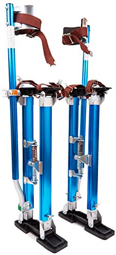 Malerei Trockenbau-Stiften, verstellbare Aluminium-Werkzeug-Steigung zum Gipsen, 45,7 cm – 76,2 cm Sheetrock-Stiften, professionelle Trockenbau-Stiften, blau