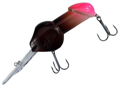 Leurre Dur de Pêche Réaliste – Idée Cadeau Homme Pêcheur Original et Drôle – Crankbait 14 cm 28 g pour Carnassiers – Brochet, Sandre, Silure