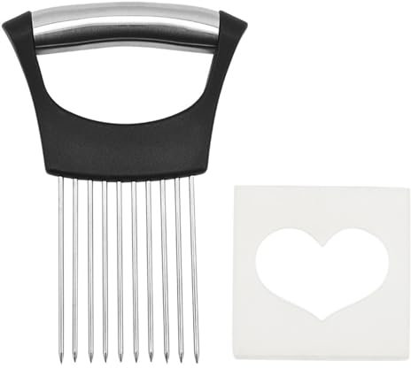 Hachoir à oignon, trancheuse à oignon, coupe-oignon, étui en forme de cœur disponible, trancheuse et hachoir à oignon, coupe-légumes, attendrisseur de viande, attendrisseur de viande. /672(Needle+love