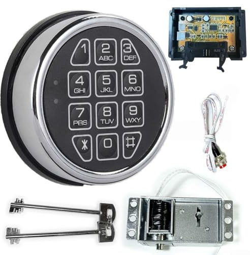 Electronic Safe Lock, Digital Keypad Lock, For Hotel Safes, Cabinet Safes Most Home Safes And Security Boxes, For Home, Office, Hotel