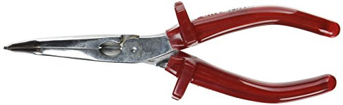 Bahco 2456 BVDE Snipe Nose Pliers with Bent Tip 45 Degree, Multi-Colour, 200 mm