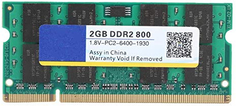 DDR2 per laptop, DDR2 800MHz 2G 200Pin per di memoria ad alta velocità per laptop, compatibile con scheda madre/AMD, completamente applicabile al laptop DDR2 PC2-6400