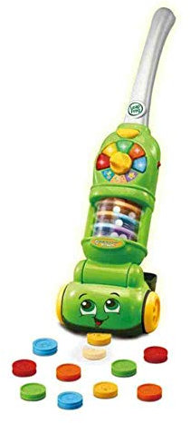 LeapFrog Pick Up & Count Vacuum, Role Play Toy with Lights, Colours & Counting, Pick Up Counters in Three modes of play, Learning Toy for Toddlers, Gift for ages 2, 3, 4+ Years, English Version