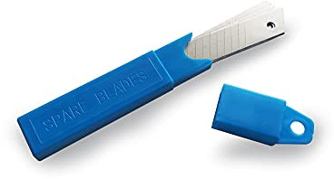 Box Cutter 18mm Snap Off Replacement Sharp Blades 10 Pcs 14 Segment. (4 Pack)