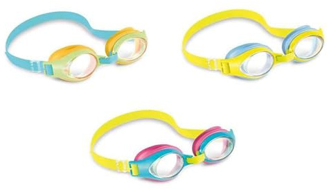 Intex 55611 – Verschiedene Junior-Brillen, 1 Stück, latexfrei, mehrfarbig, 3–8 Jahre