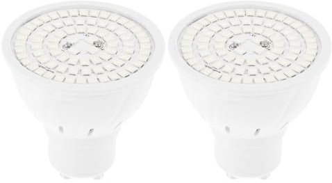 Minkissy 2pcs Led Grow Light Bulbs, Full Spectrum Plant Lamp for Hydroponics Greenhouse Organic Indoor Plants Gu10-80