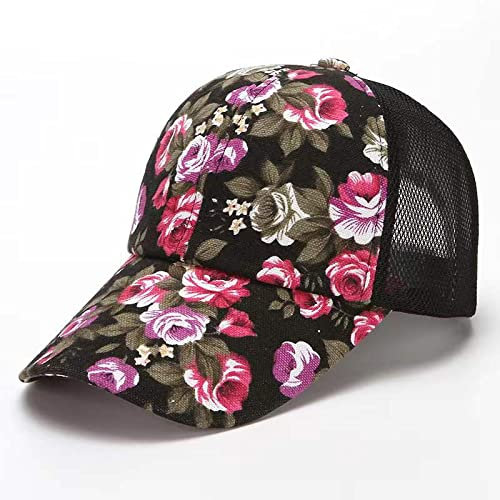 Baseball Cap Damen Basecap Kappe Herren Unisex Mütze Hut Baseballkappe Sonnenschutz-Sonnenhut Für Den Außenbereich, Pferdeschwanz, Schirmmütze, Lässiger Sonnenhut, Mesh, Atmungsaktive