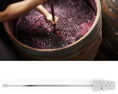 FOLOSAFENAR Mash Paddle Brew Paddle Easy to Use 304 Stainless Steel Brew Paddle, Beer Mixer Wine Mixing Stirrer, Home Brewing Equipment Stirring Paddle for Home Brewing for Brewing Beer Gärspunde