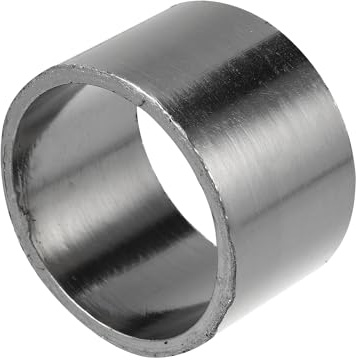 QUARKZMAN Junta De Escape De Motocicleta De Grafito Titanio 1Pc Universal | Universal Para Motos, Buen Sellado, Resistencia Al Calor, Tono Titanio, Espesor 3.5Mm