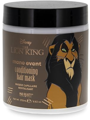 Mad Beauty - Scar Revitalisierende Haarmaske mit Mango und Papaya, Disney, König der Löwen, 250 ml