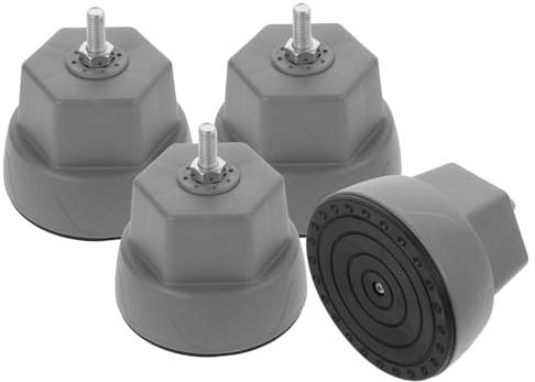 DOITOOL 4pcs Washing Machine Stabilizer Pads Skid Foot Pads for Washer Dryer Vibration Shockproof Washing Machine Non-slip Feet