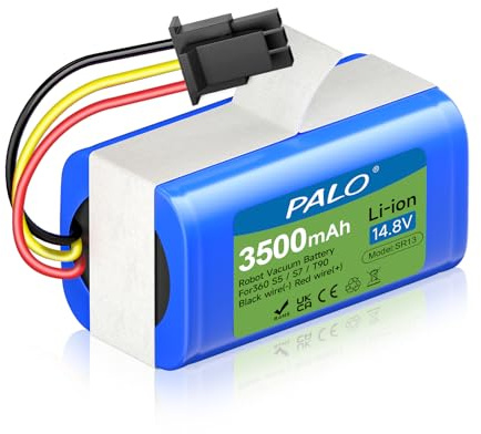 Batteria di ricambio da 3500 mAh per robot aspirapolvere 360 S5 S7 S7 Pro T90 X9 M26-4S1P, batteria ricaricabile da 14,8 V